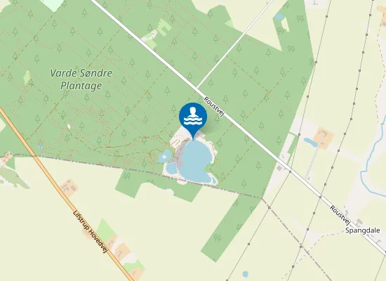 Map of NYSØ, VARDE SDR. PLANTAGE