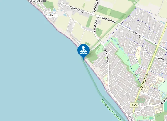 Map of HJERTING STRANDPARK