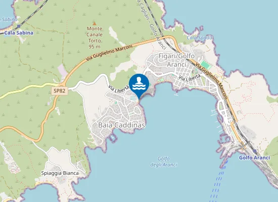 Map of Quinta Spiaggia