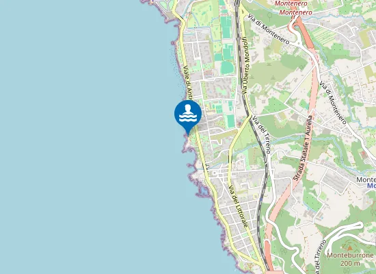 Map of Scoglio della Ballerina