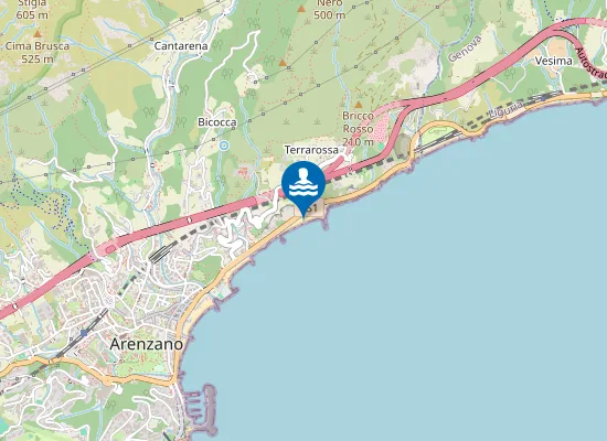 Map of Spiaggia Libera