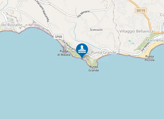 Map of Spiaggia di Scala dei Turchi