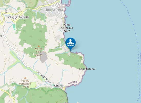 Map of Spiaggia del Porticciolo