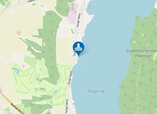 Map of TANGE SØ
