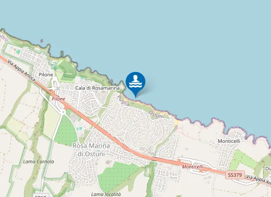 Map of rosa marina