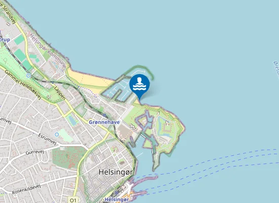 Map of KRONBORGBUGTEN