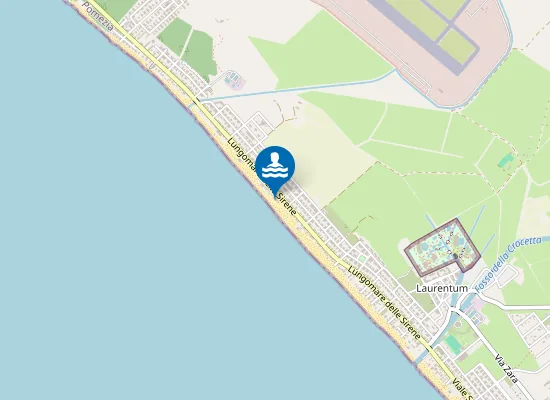 Map of Stabilimento Balneare dei Vigili del Fuoco