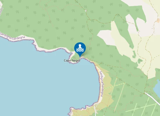 Map of Porto Ferro