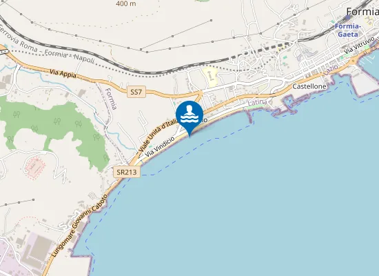Map of Spiaggia di Vindicio