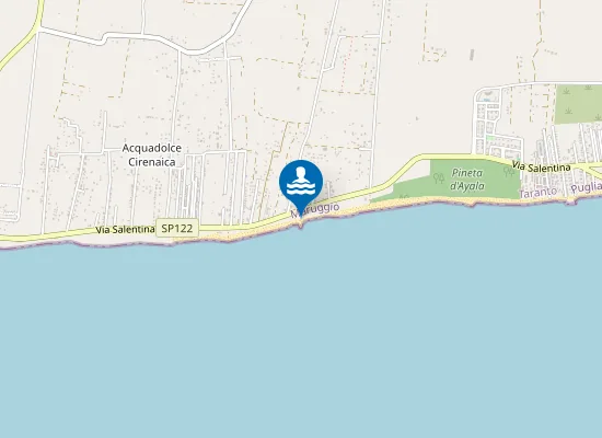 Map of Spiaggia della Commenda