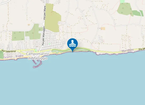 Map of Spiaggia presso le Dune di Campomarino
