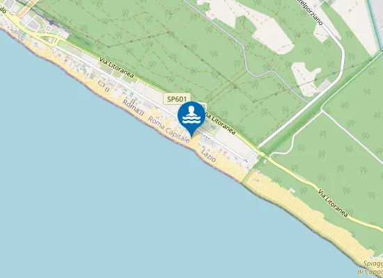 Map of Spiaggia Libera - S*P*Q*R