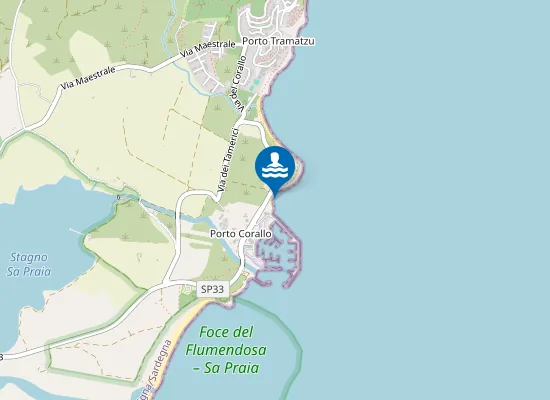 Map of Porto Corallino