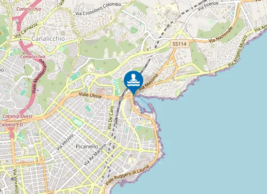 Map of Spiaggetta Lognina