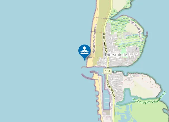 Map of NORD FOR THORSMINDE