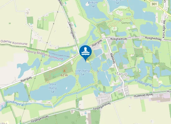 Map of LILLE IBJERG SØ