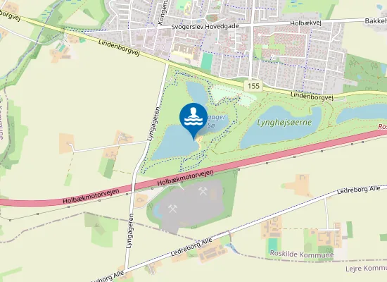 Map of LYNGAGER SØ