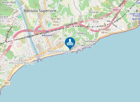 Map of Bagni Lido Azzurro