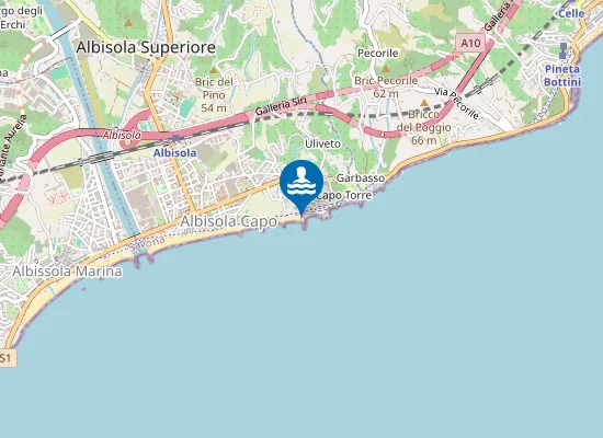 Map of Spiaggia Libera