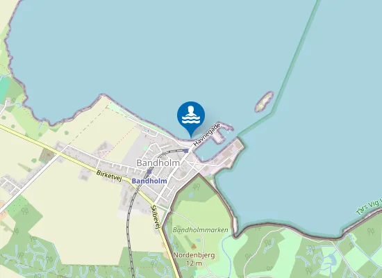 Map of Bandholm Strand