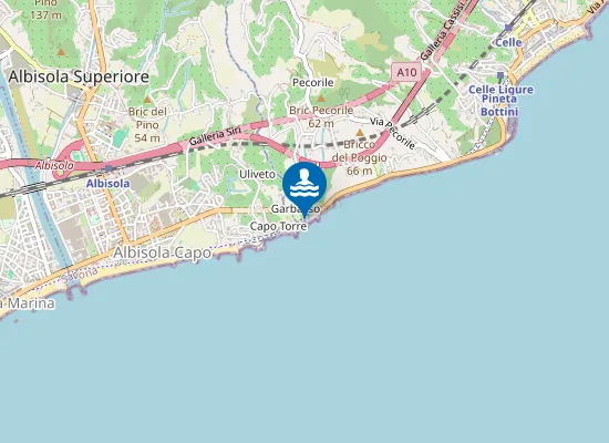 Map of Bagni Capo Torre