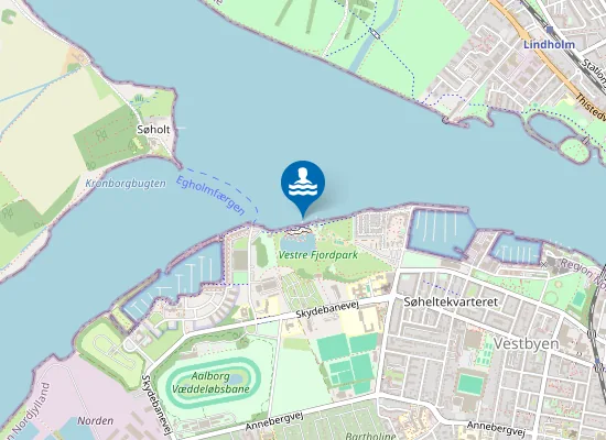 Map of LIMFJORDEN VESTRE FJORDPARK