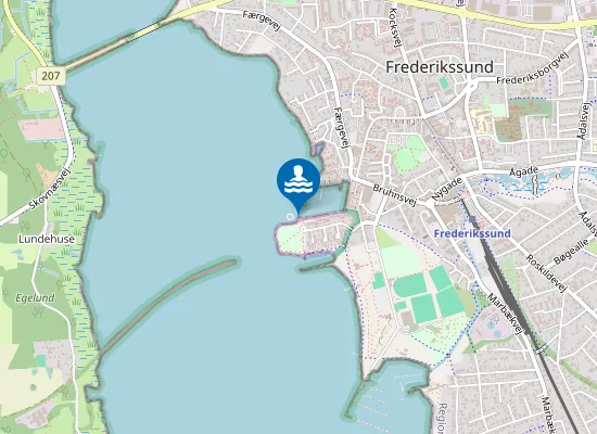 Map of FREDERIKSSUND HAVNEBAD