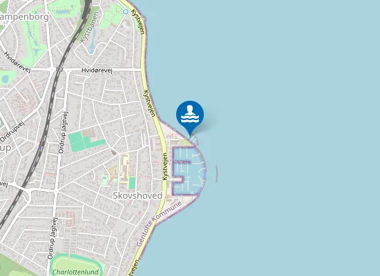 Map of SKOVSHOVED HAVBAD