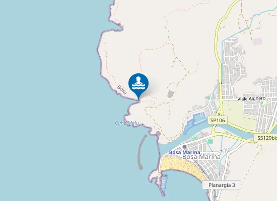 Map of Cala 'e Moro