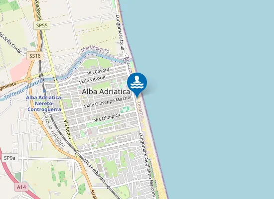 Map of Alba Beach