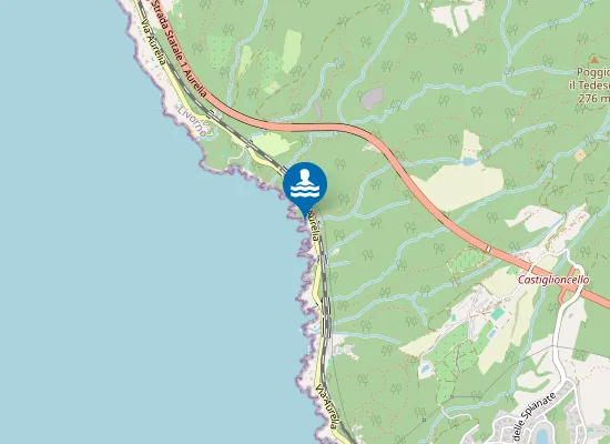 Map of Spiaggia di Santa Lucia
