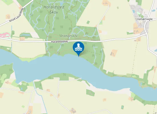 Map of HARALDSTED LANGESØ