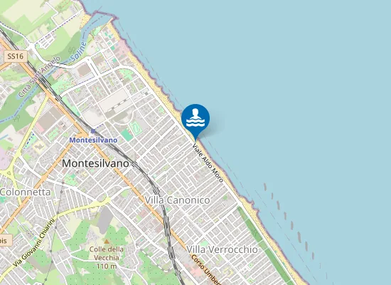 Map of Lido Onda Verde