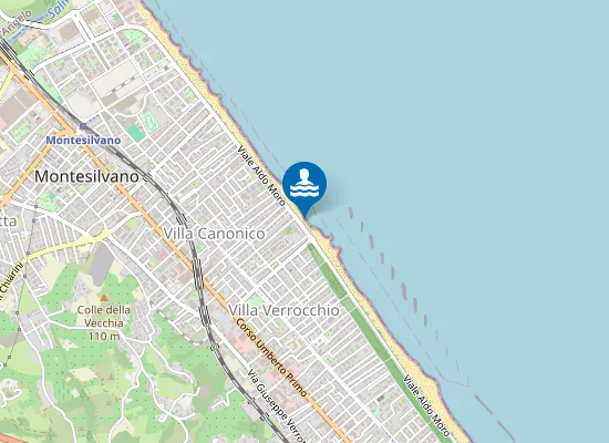 Map of Spiaggia libera