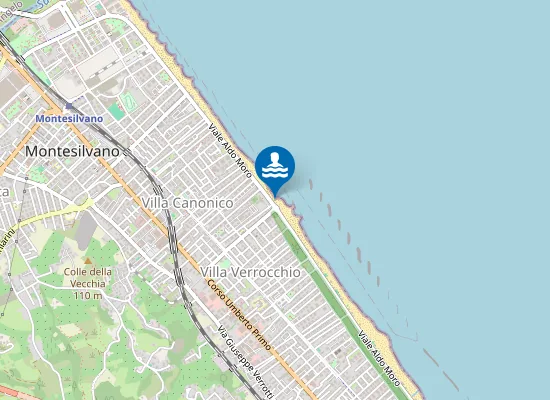 Map of Spiaggia libera