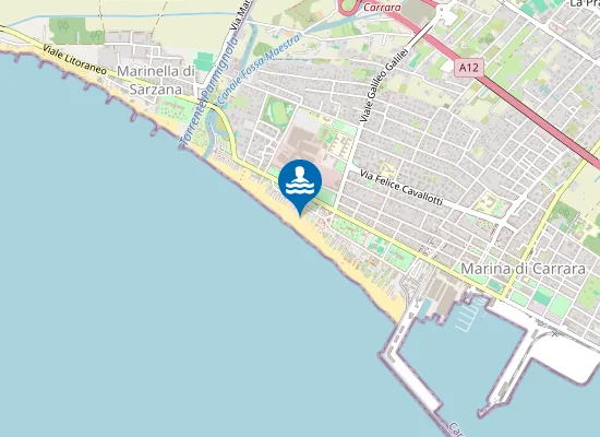 Map of Spiaggia libera
