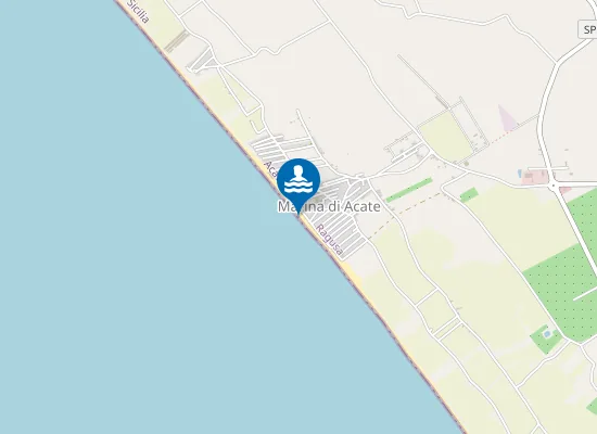 Map of Spiaggia Marina de Acate