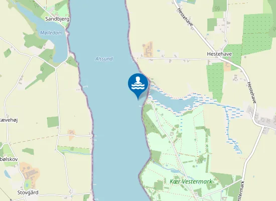 Map of DET MARINE CENTER - SKIVEDEPOTET