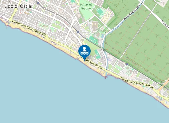 Map of Tibidabo Beach