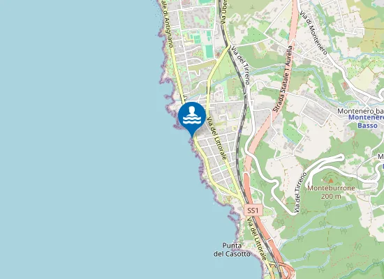 Map of Spiaggia del Pendola