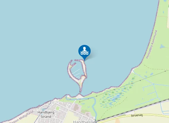 Map of HANDBJERG MARINA