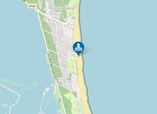 Map of Bagno Tamerici
