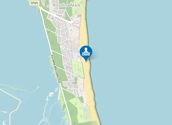 Map of Spiaggia libera 13