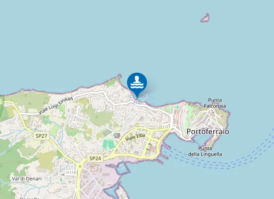 Map of Cala dei frati