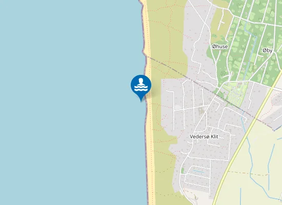 Map of VEDERSØ KLIT