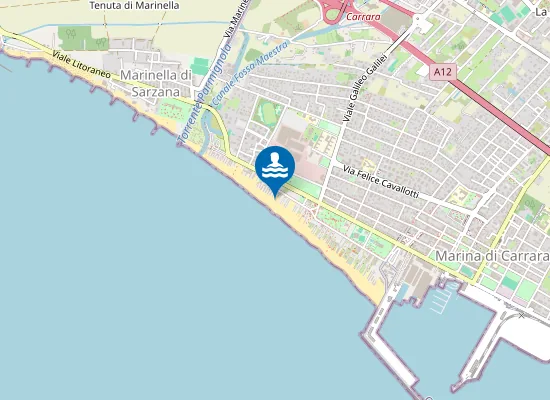 Map of Bagno Zaza