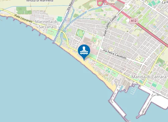 Map of Bagno Le Palme