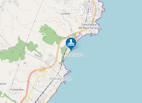 Map of Spiaggia Caminia