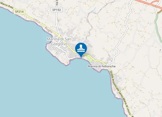 Map of Marina di Felloniche