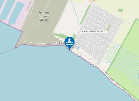 Map of HOLEBY ØSTERSØBAD